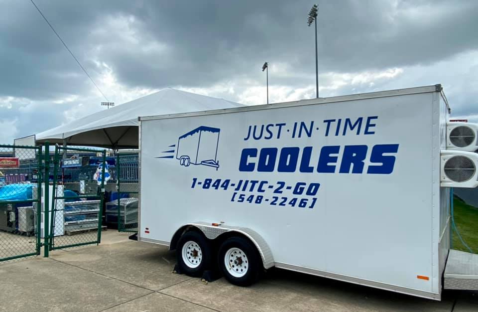Just in Time Coolers delivered to restaurant